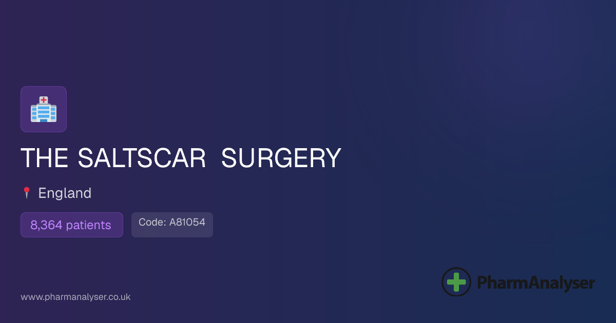 THE SALTSCAR SURGERY - GP in Redcar, TS10 1UA, E... | A81054