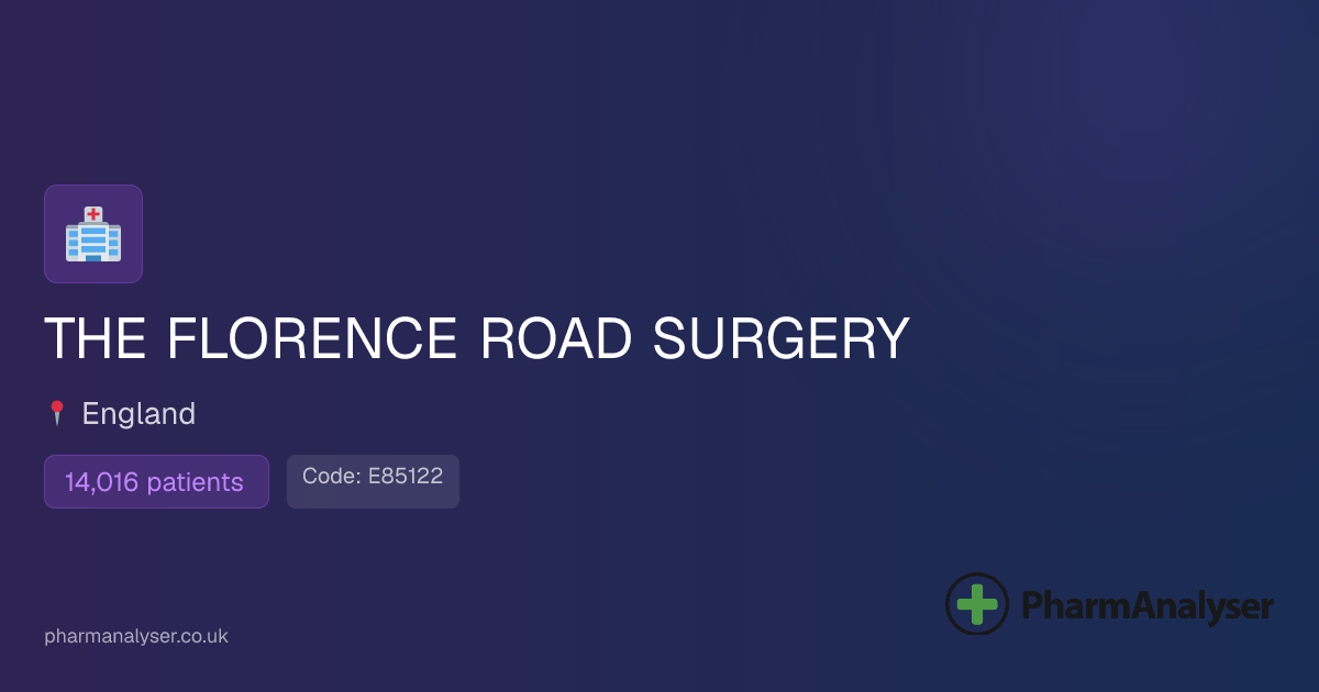 THE FLORENCE ROAD SURGERY - GP in London, W53TX,... | E85122