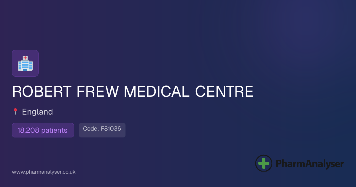 ROBERT FREW MEDICAL CENTRE - GP in Wickford, SS1... | F81036