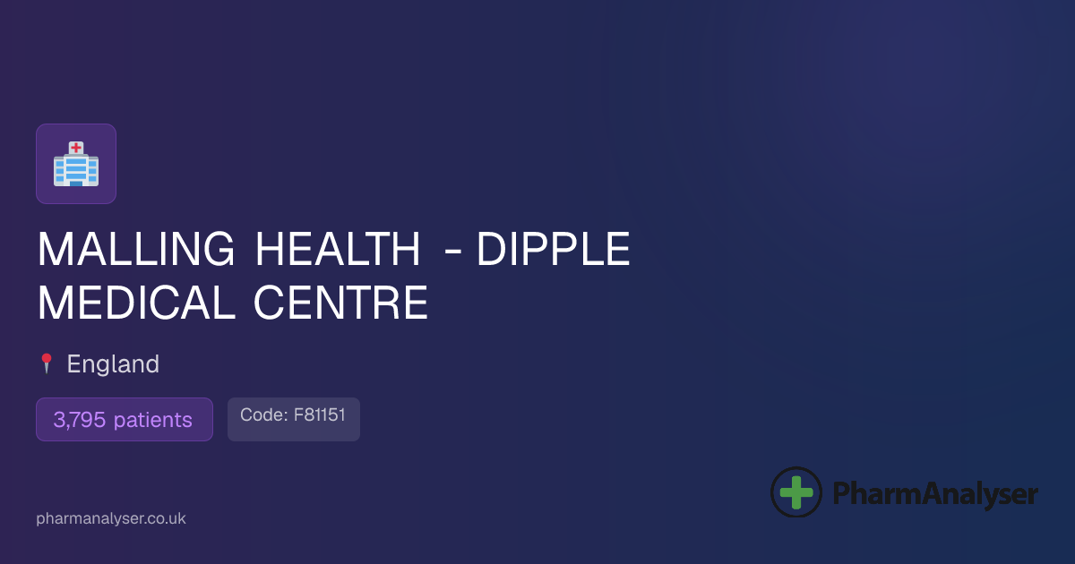 MALLING HEALTH - DIPPLE MEDICAL CENTRE - GP in B... | F81151
