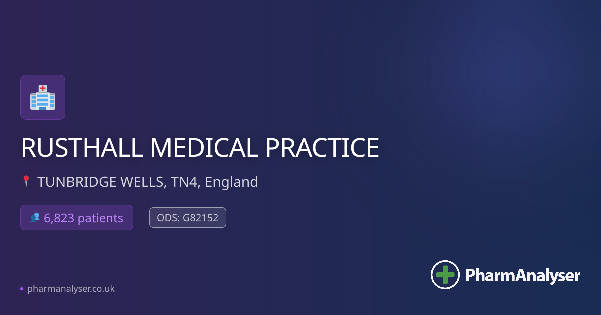 RUSTHALL MEDICAL PRACTICE - GP in Tunbridge Well... | G82152
