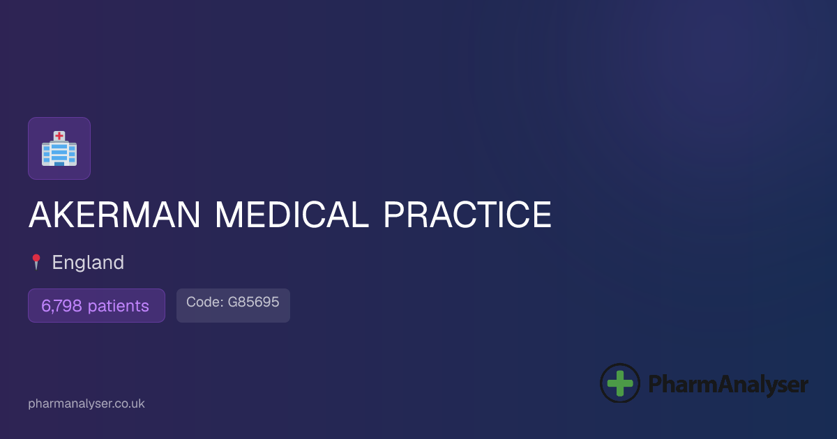AKERMAN MEDICAL PRACTICE - GP in London, SW9 6AF... | G85695