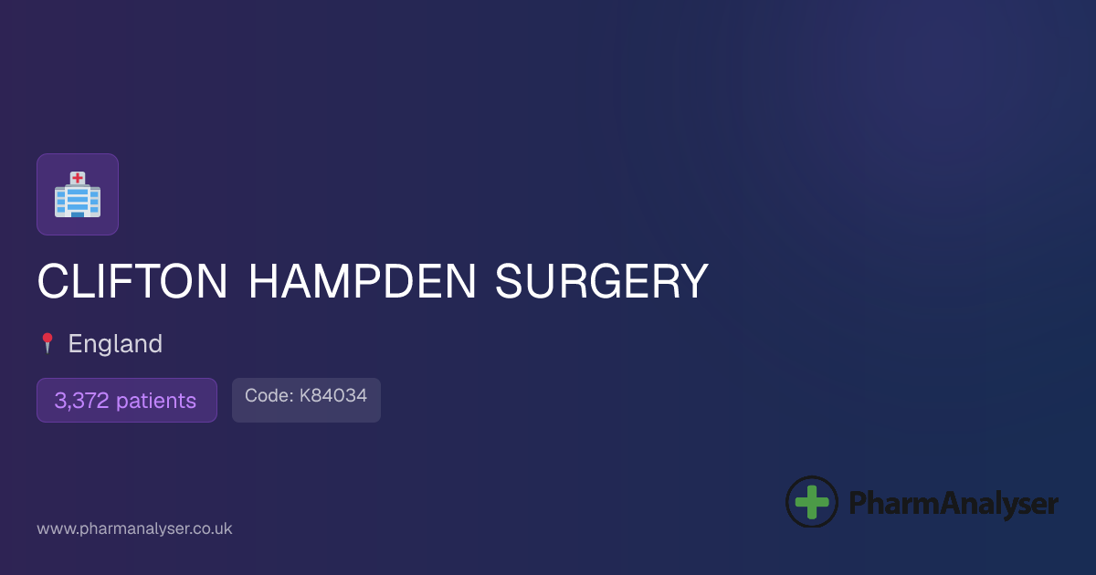 CLIFTON HAMPDEN SURGERY - GP in Abingdon, OX14 3... | K84034