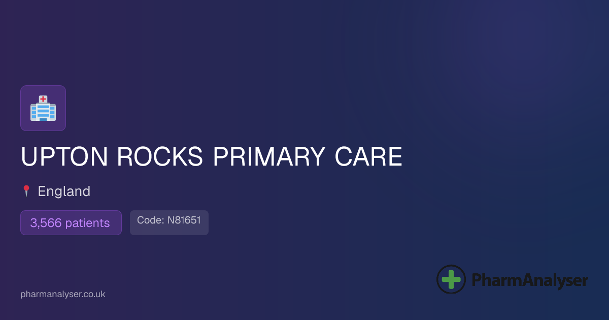 UPTON ROCKS PRIMARY CARE - GP in Widnes, WA8 7NU... | N81651