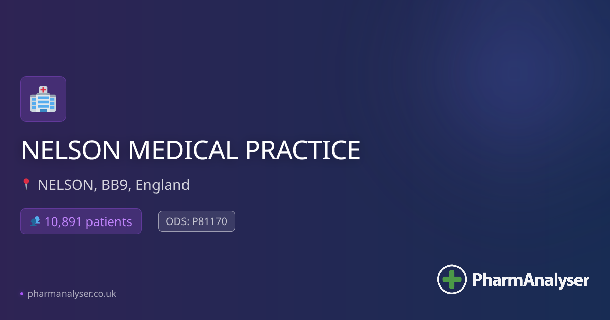 NELSON MEDICAL PRACTICE - GP in Nelson, BB9 7SR,... | P81170