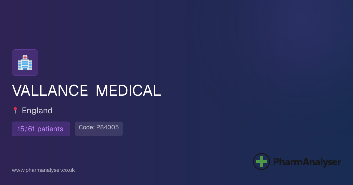 VALLANCE MEDICAL - GP in Manchester, M13 9UJ, En... | P84005