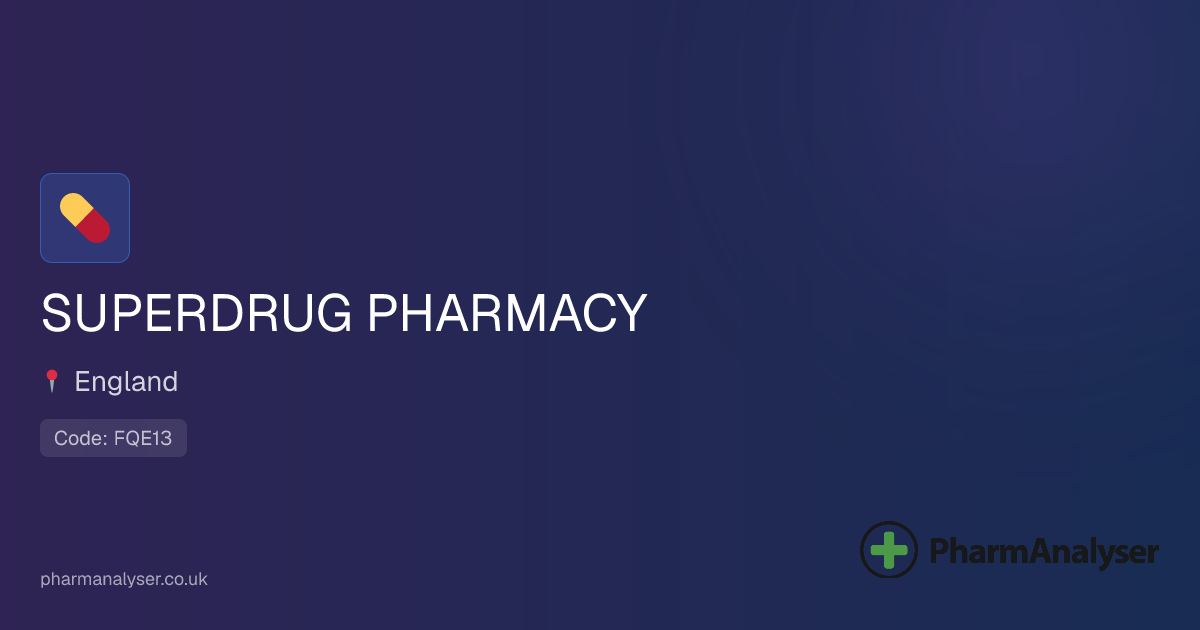 SUPERDRUG PHARMACY - Pharmacy in SL1 1JS, England | FQE13